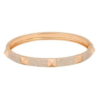 Large Diamond Studs Bangle