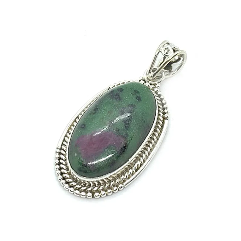 Maisie Ruby Zoisite Gemstone Pendant