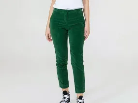 MARKUP Pantalone Chino Velluto Verde MW66567