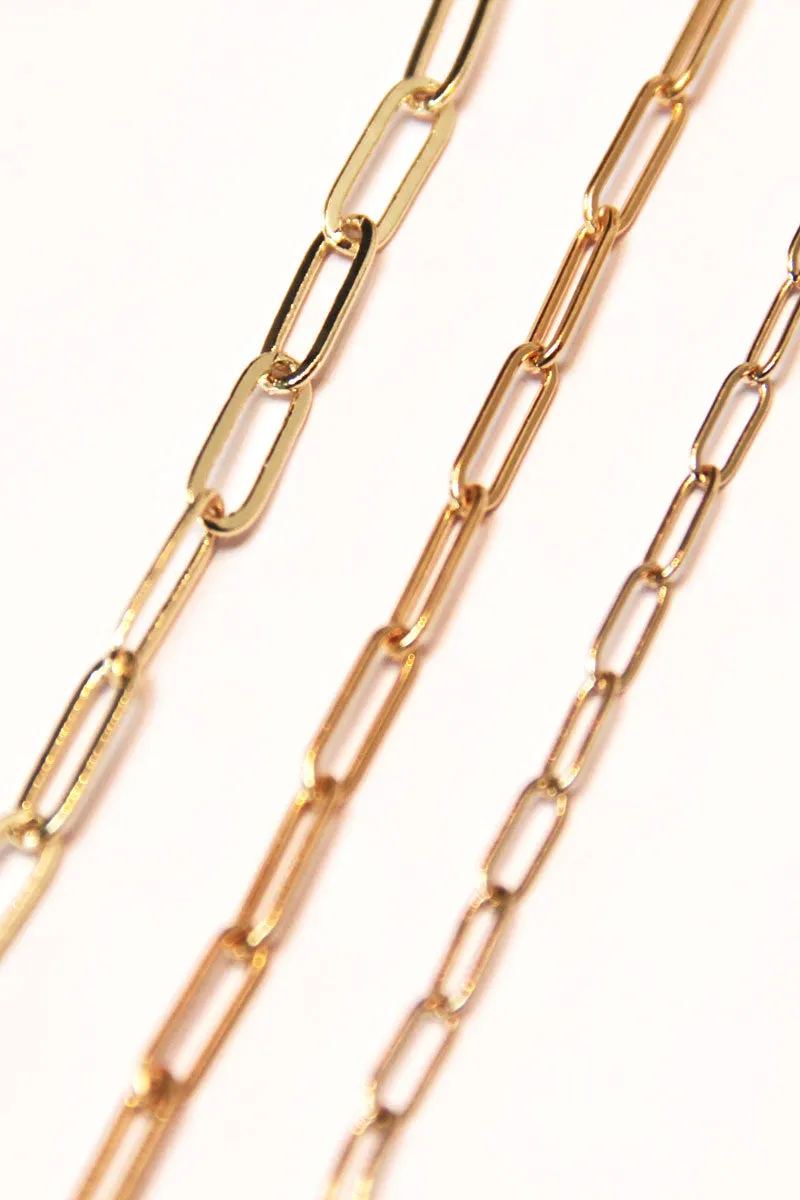 Medium Clip Chain Bracelet - Gold Filled