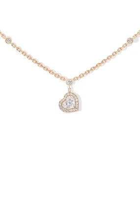 Messika Joy Cœur 18KRG Diamond Heart Necklace