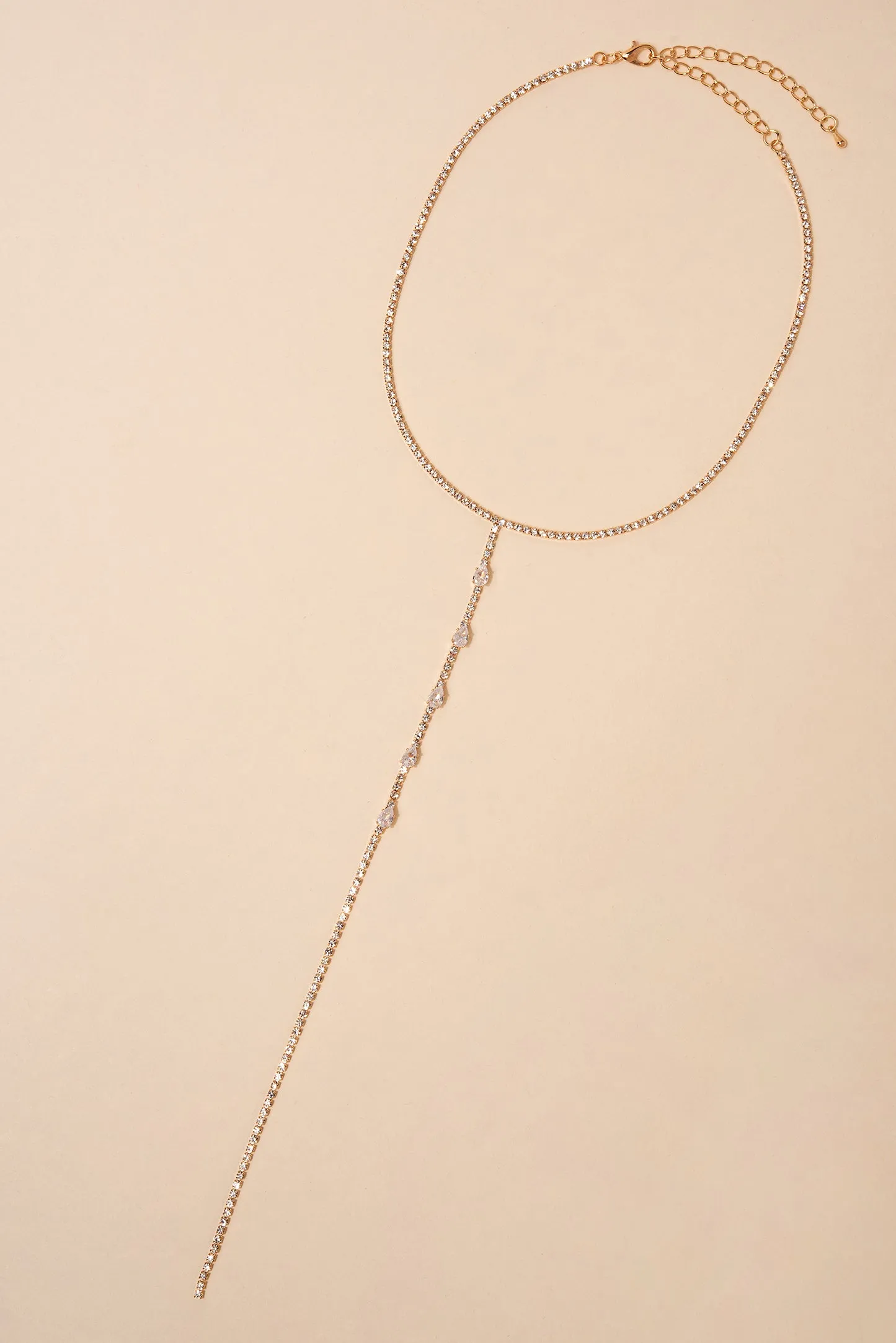 Mia Single Line Drop Necklace