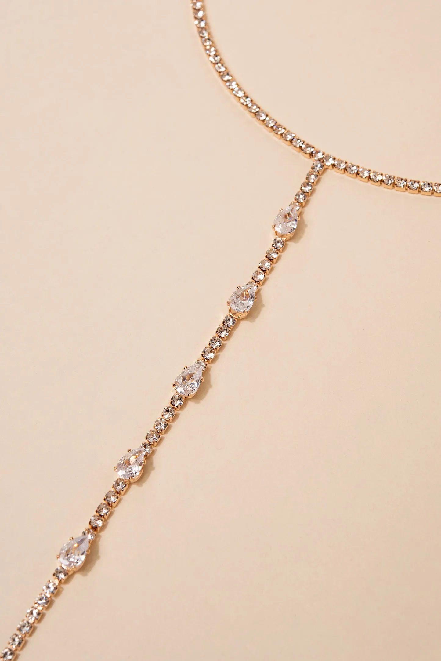 Mia Single Line Drop Necklace