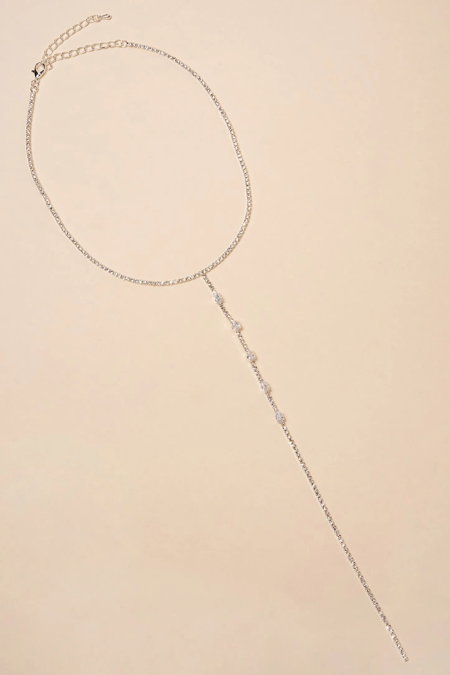 Mia Single Line Drop Necklace