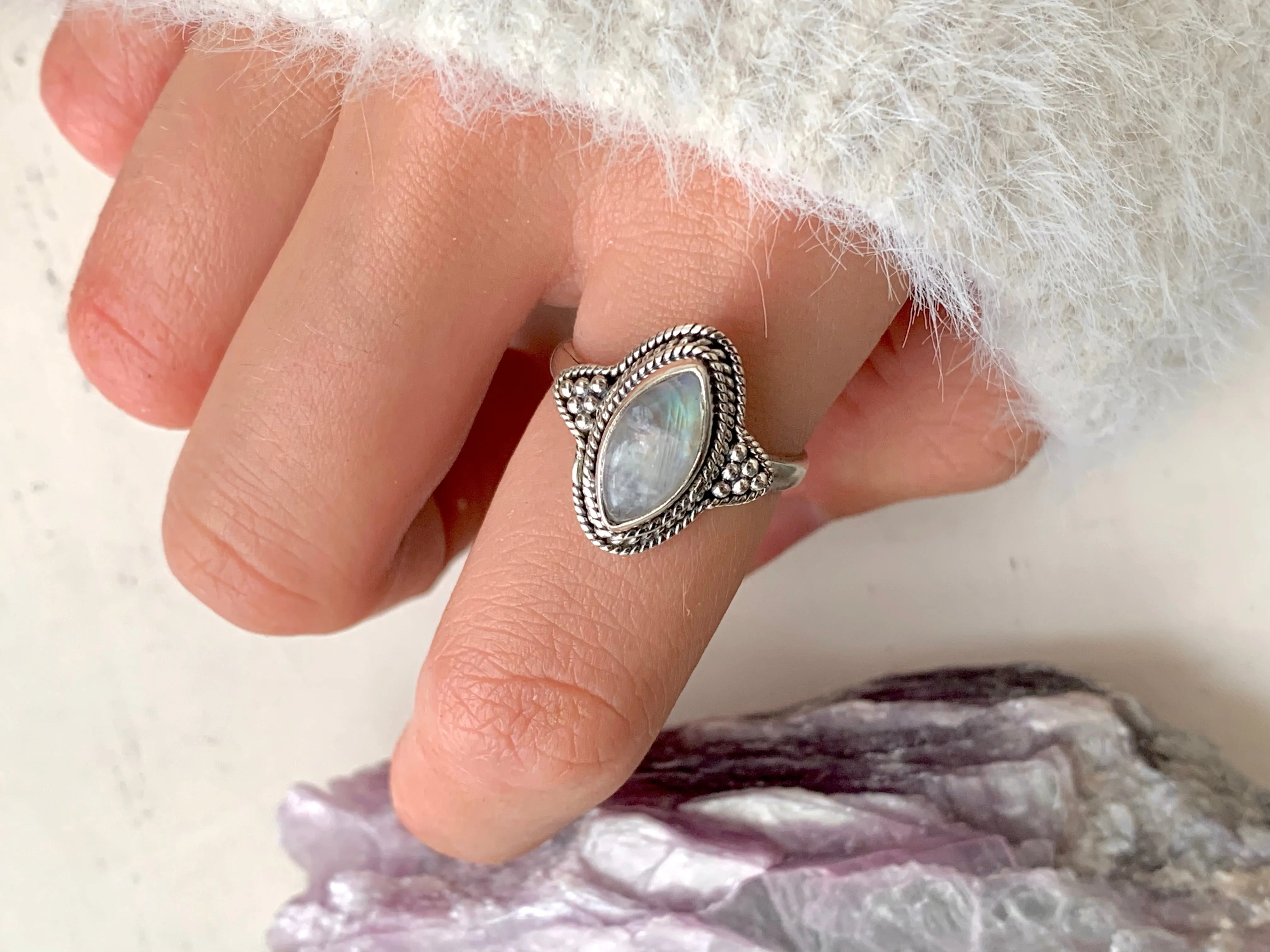 Moonstone Cassia Ring