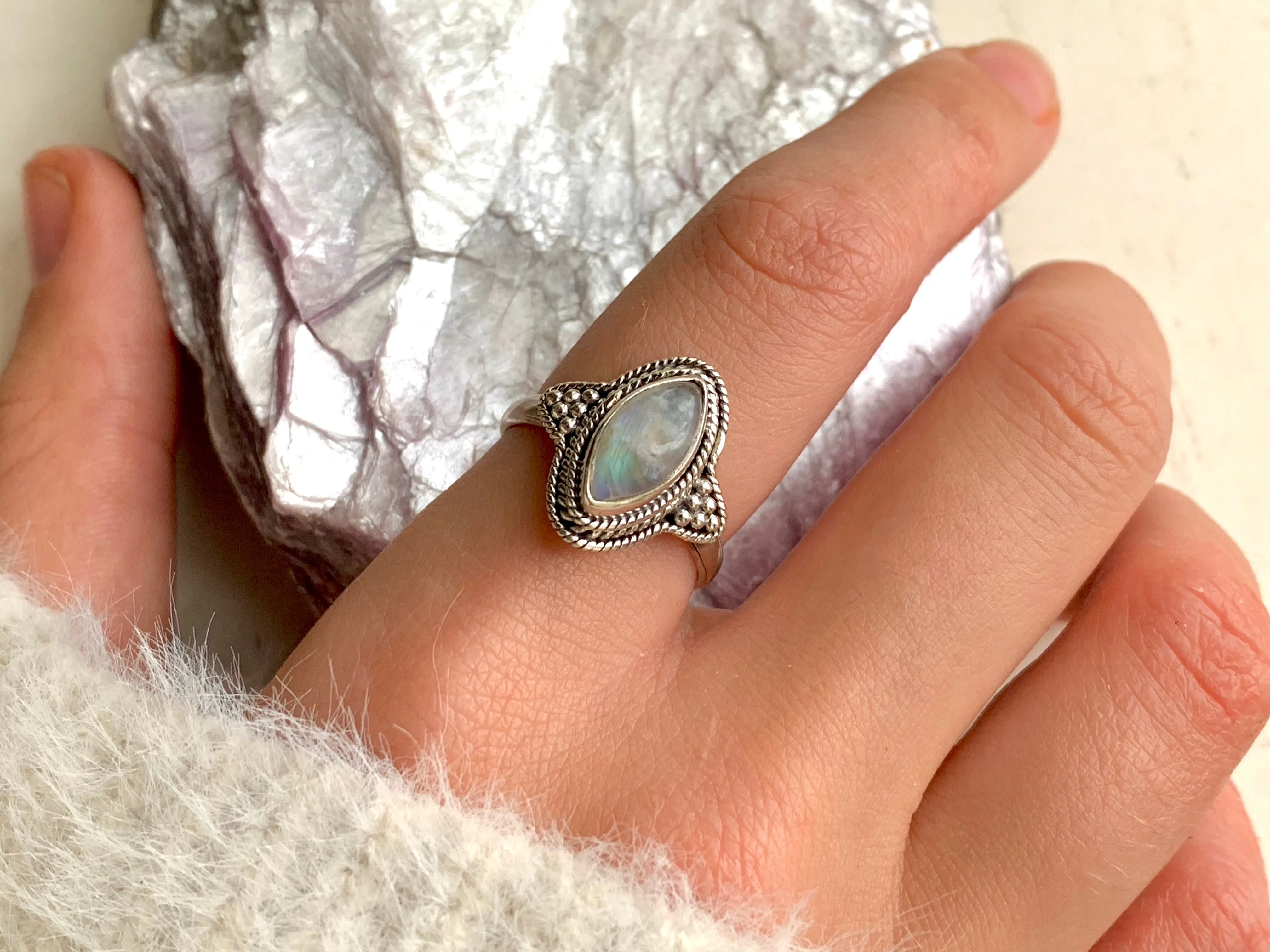 Moonstone Cassia Ring