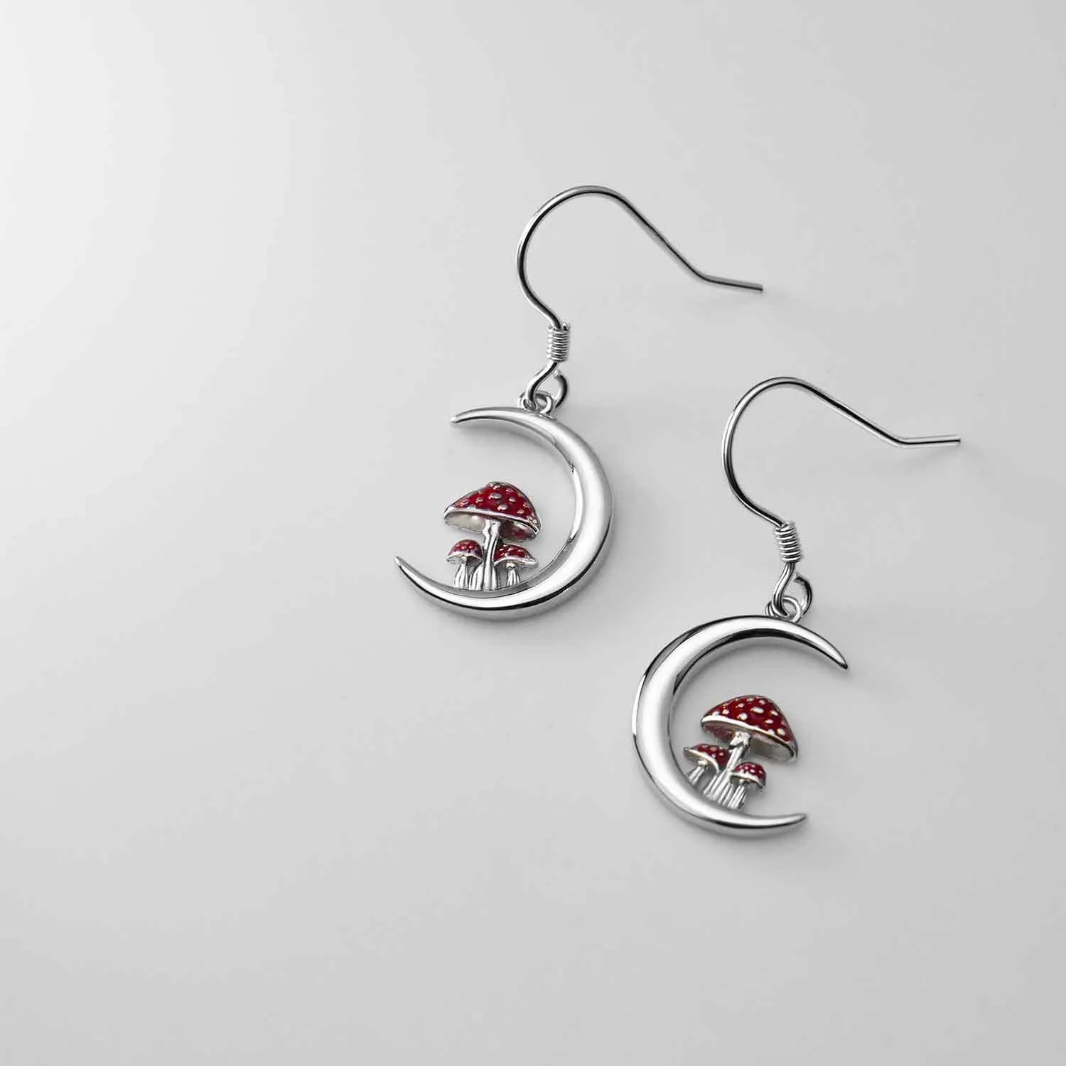 Mushroom Earrings 925 Sterling Silver Mushroom Jewelry Gifts for Women Girls