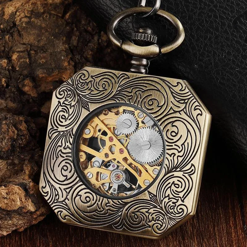 Mystical Kirin Mechanical Pocket Watch