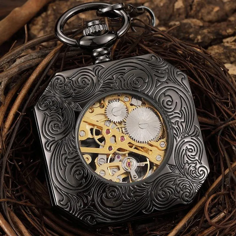 Mystical Kirin Mechanical Pocket Watch