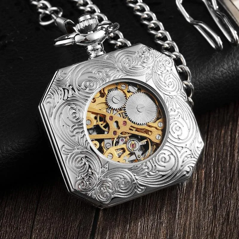 Mystical Kirin Mechanical Pocket Watch