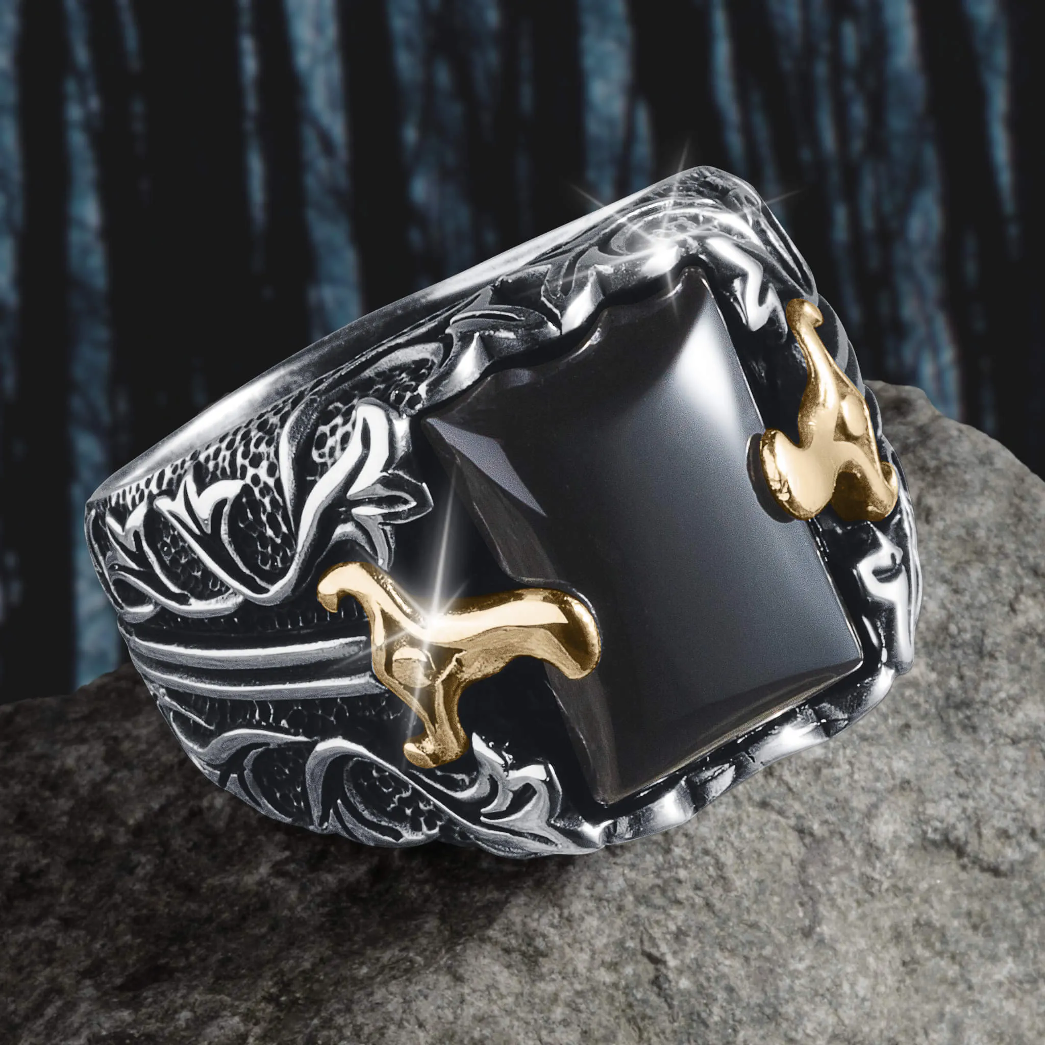 Onyx Sabre Men's Ring