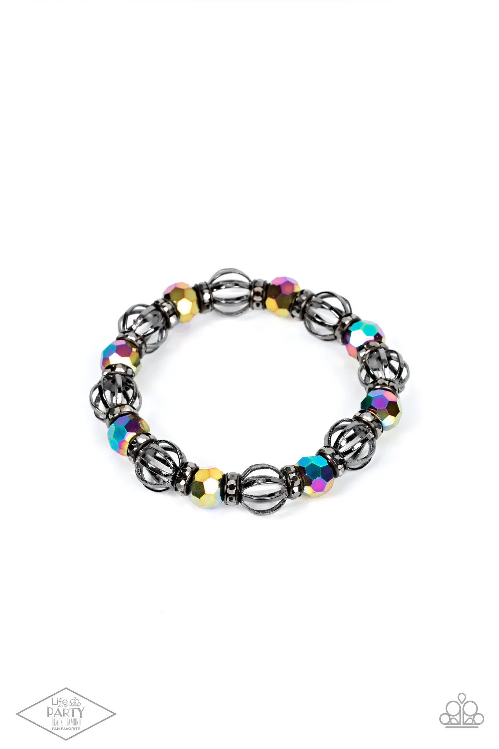 Paparazzi Metro Squad - Multi Oil Spill Bracelets