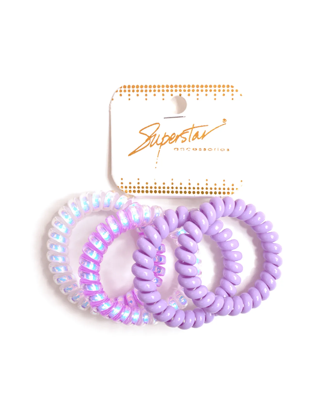 Pastel Spiral Hair Ties