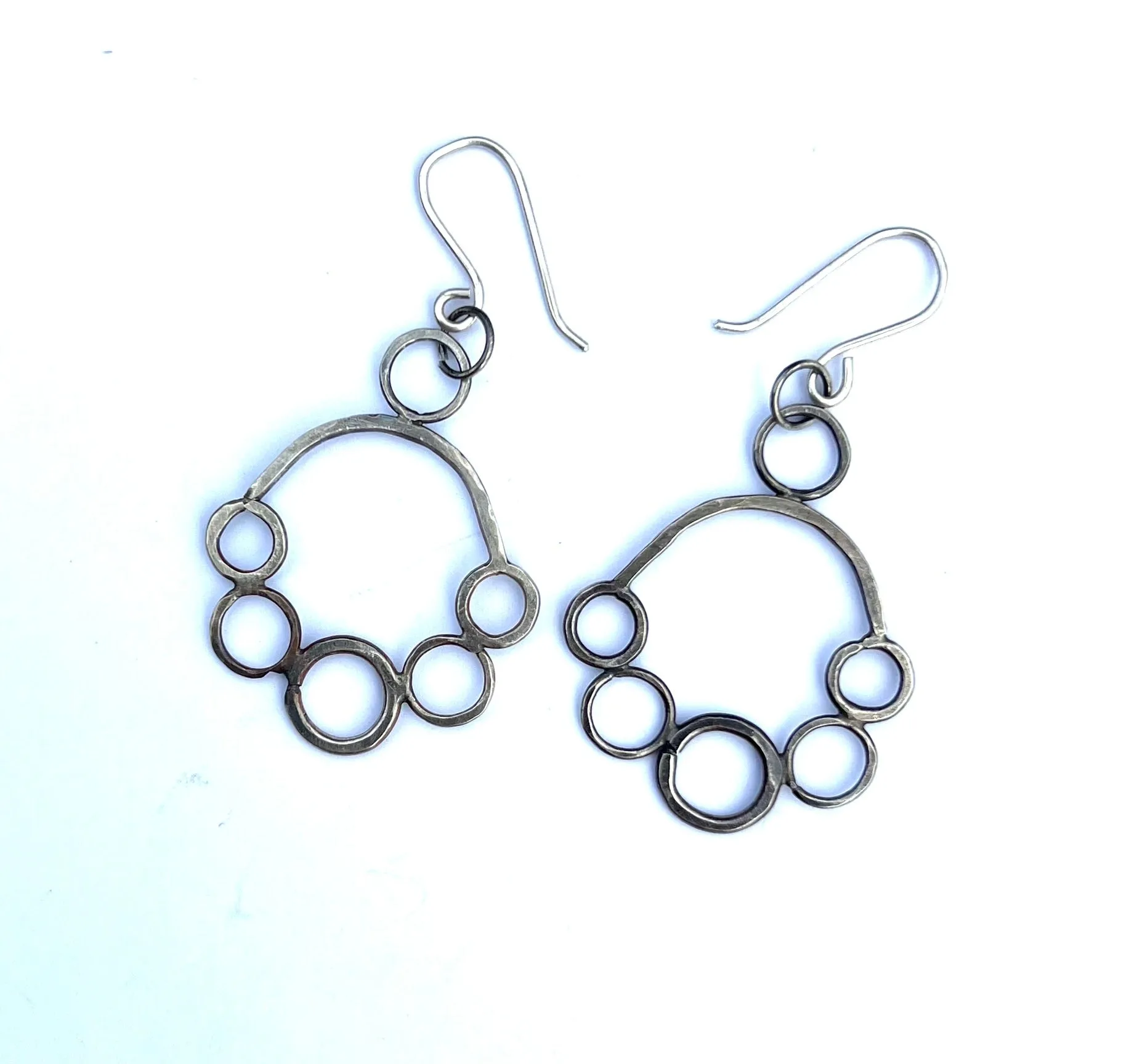 Pawprint Sterling Silver Earrings