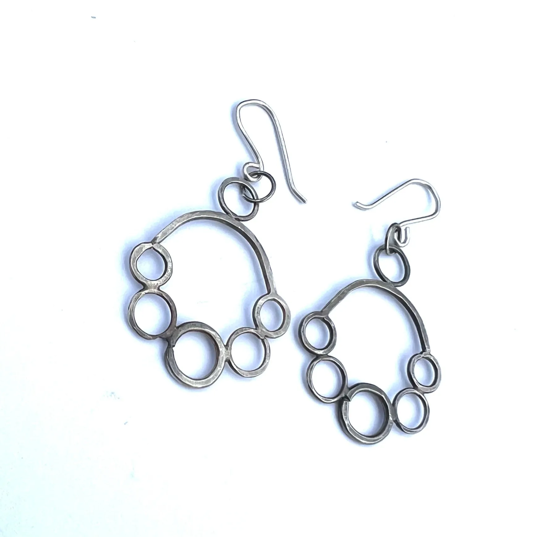 Pawprint Sterling Silver Earrings