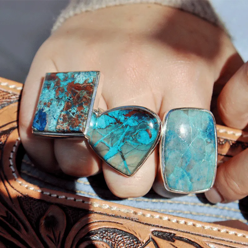 Percy Shattuckite Square Ring B