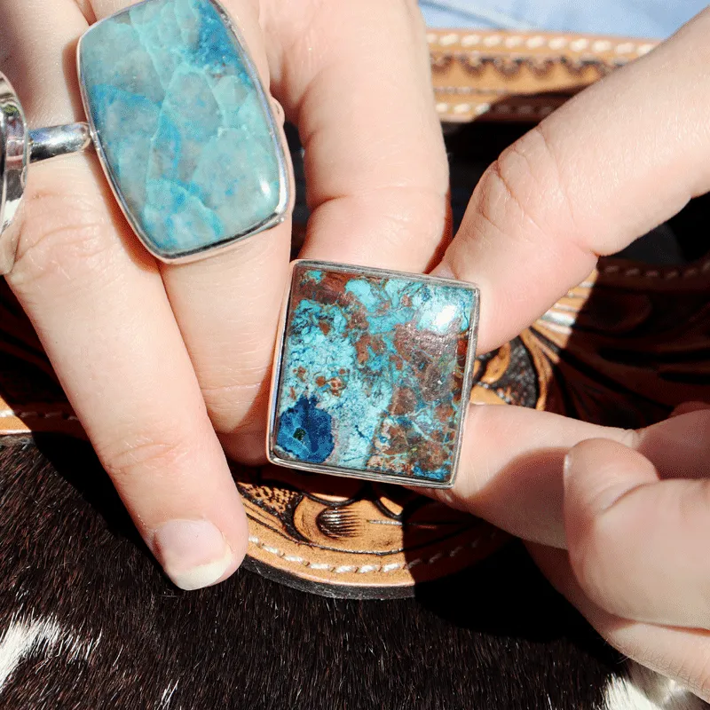 Percy Shattuckite Square Ring B