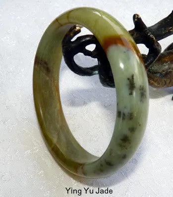 Personal Power Deep Yang Chinese Jade Bangle 53.5mm (NJ2198)