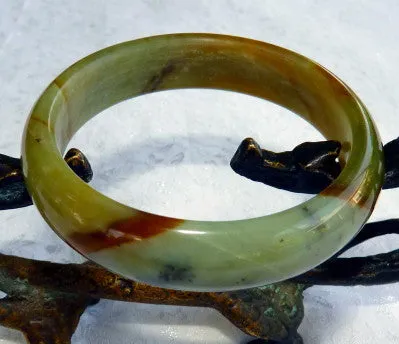 Personal Power Deep Yang Chinese Jade Bangle 53.5mm (NJ2198)