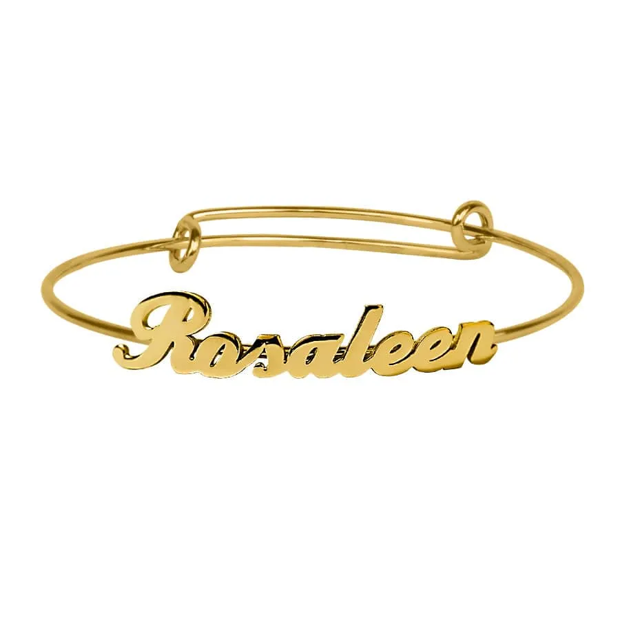 Personalized Name Baby Bangle