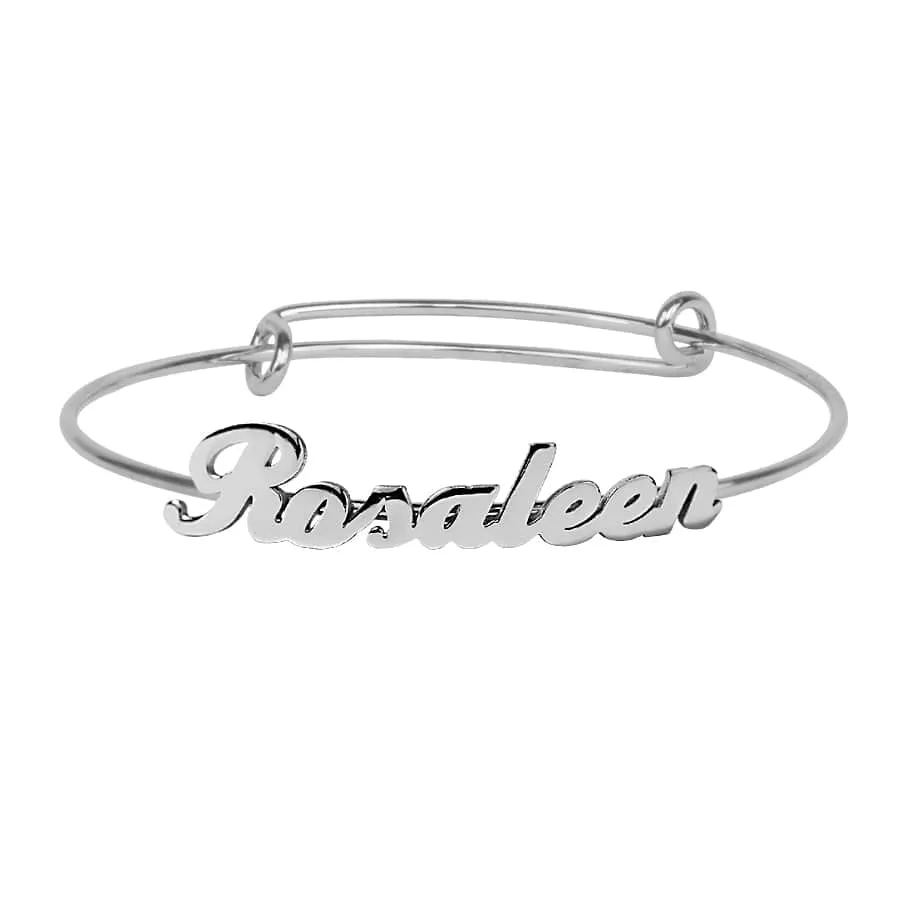 Personalized Name Baby Bangle