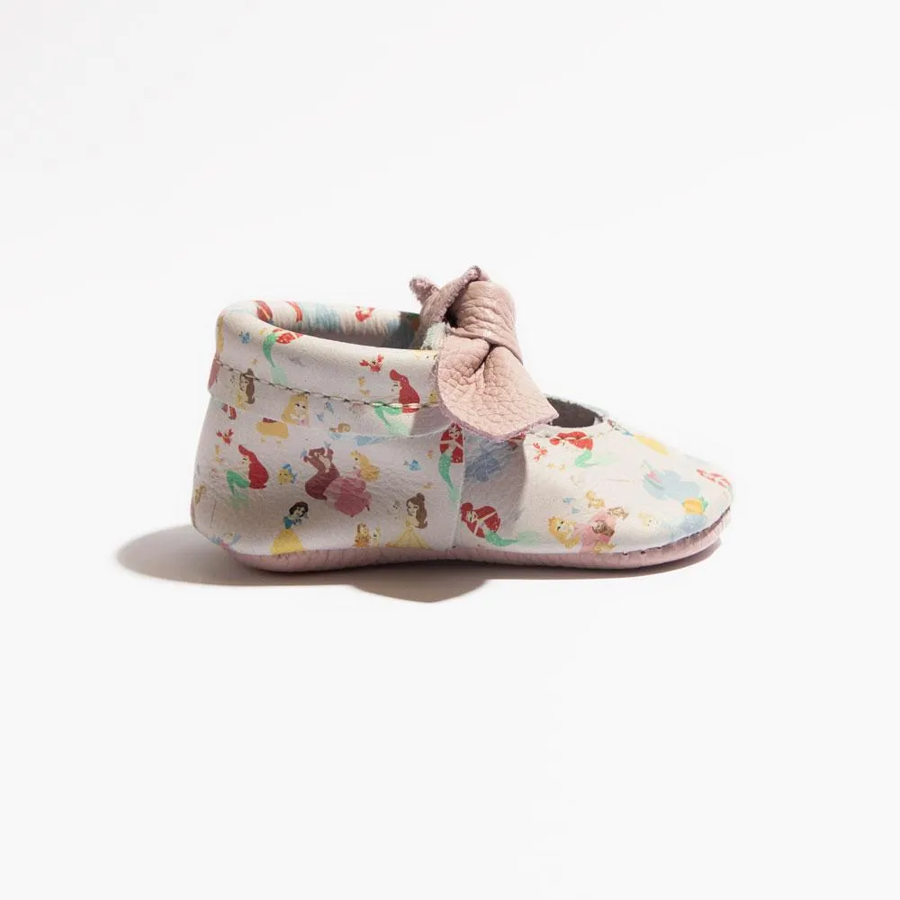 Princesses II Knotted Bow Baby Shoe