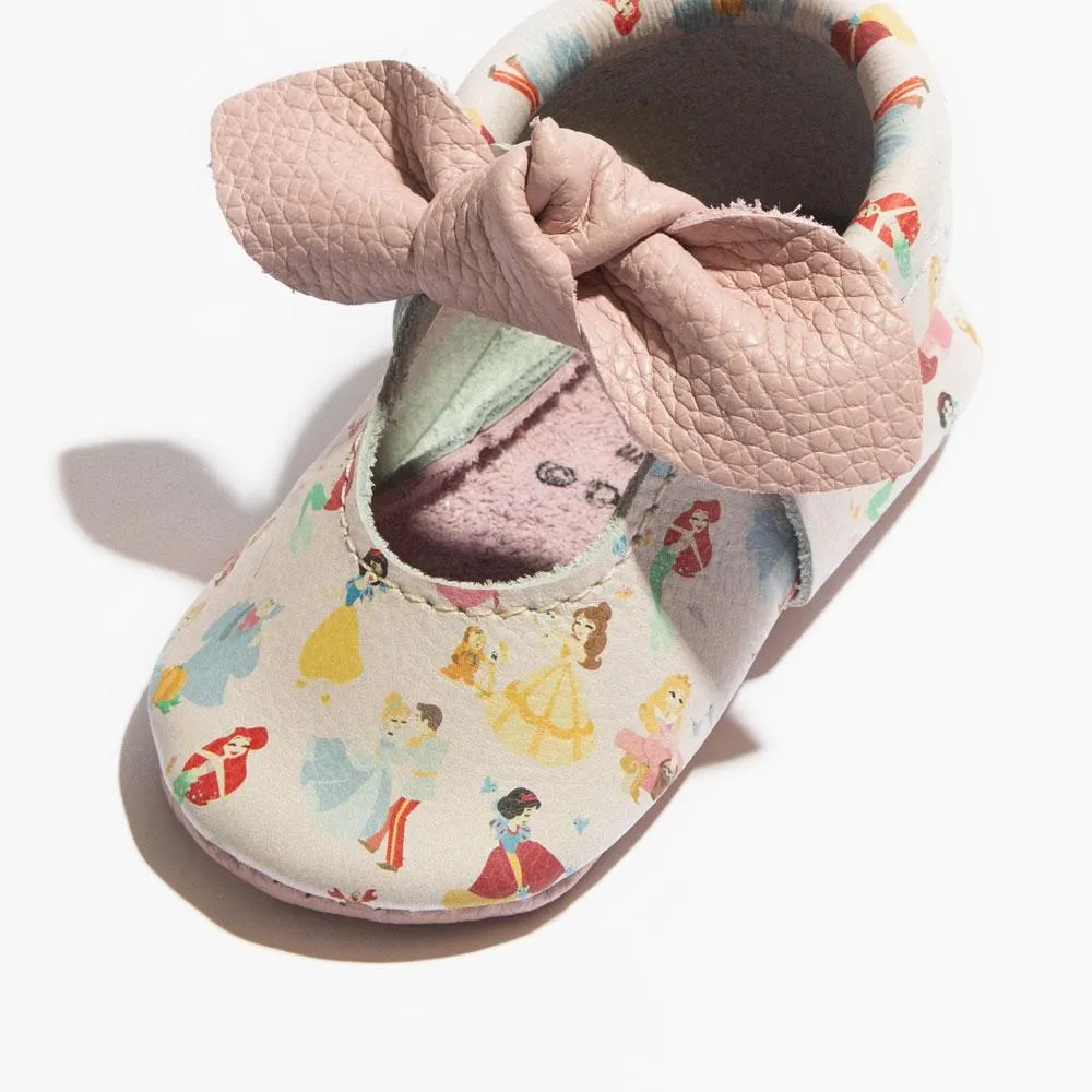 Princesses II Knotted Bow Baby Shoe