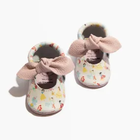 Princesses II Knotted Bow Baby Shoe