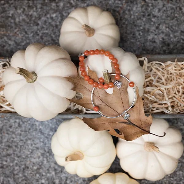 Pumpkin Bangle Bracelet