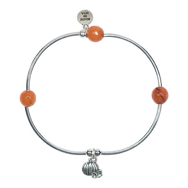 Pumpkin Bangle Bracelet