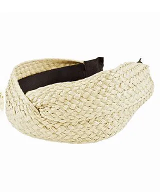 Rattan Headband - Ivory