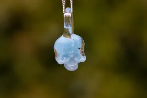 Skull Pendant with Cremation Ash