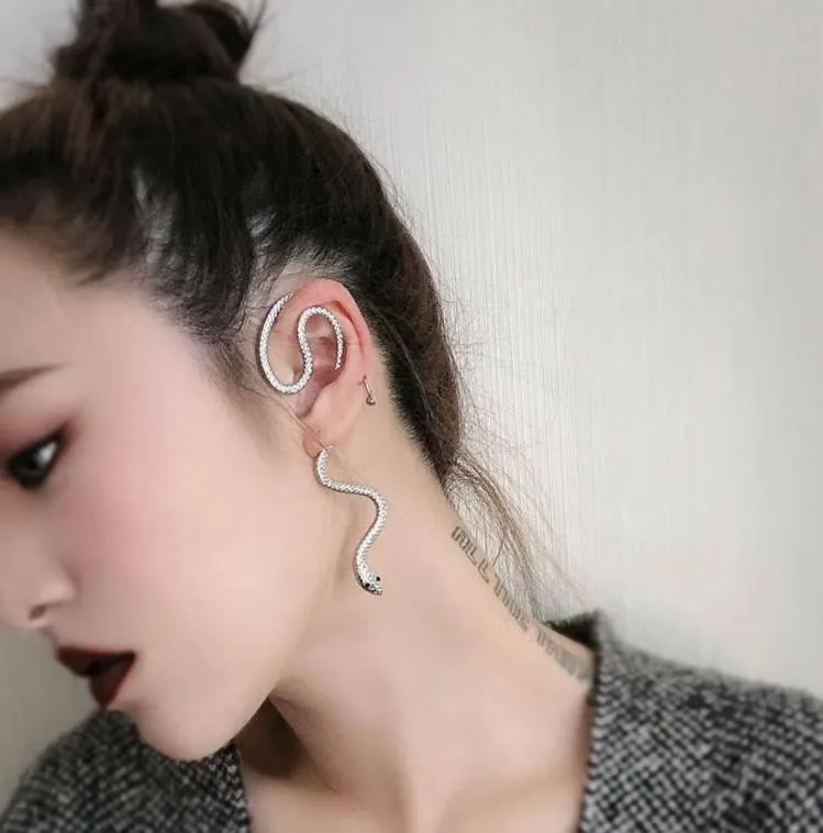 Slithering Snake Ear Cuffs