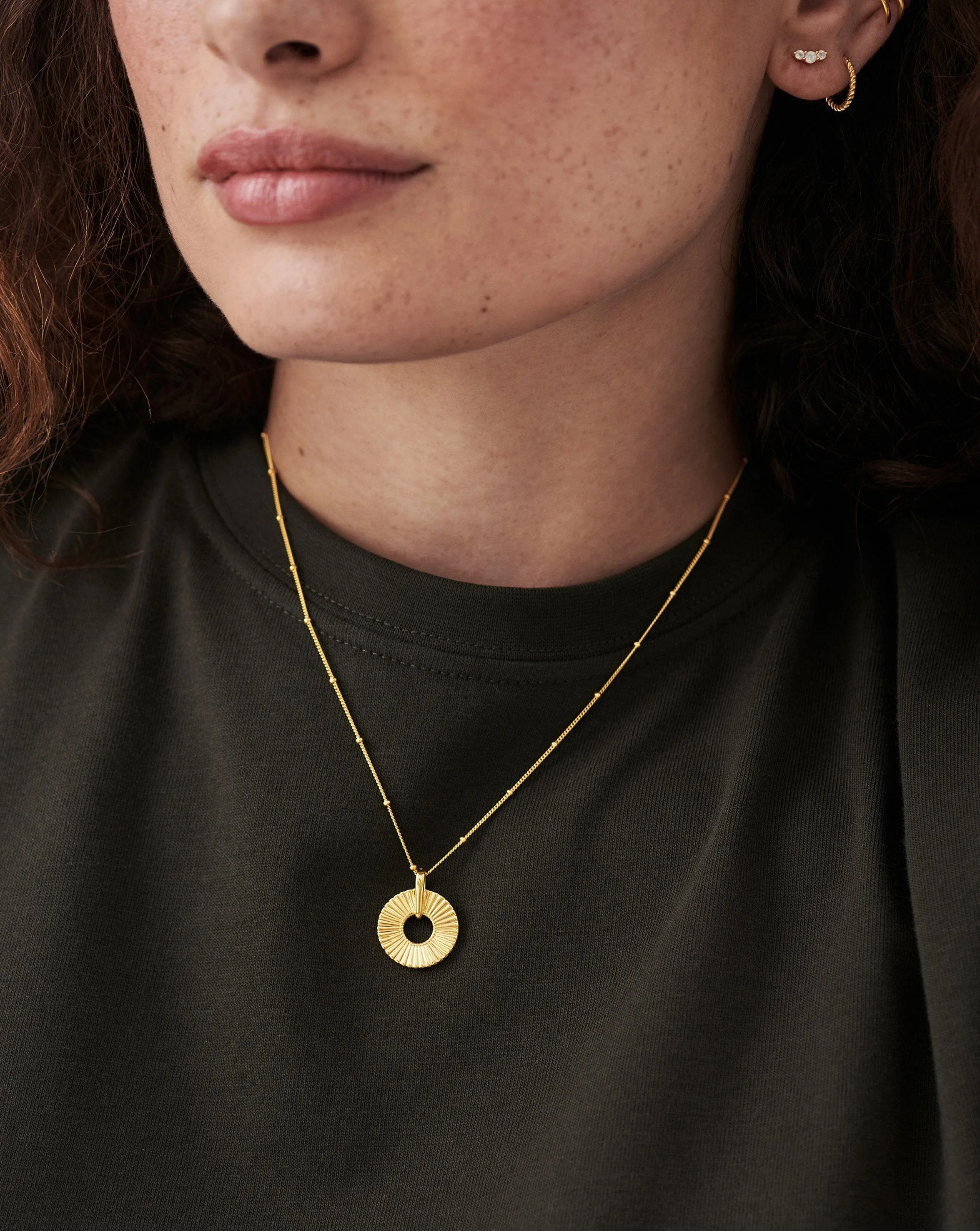 Small Frill Necklace | 18ct Gold Plated Vermeil