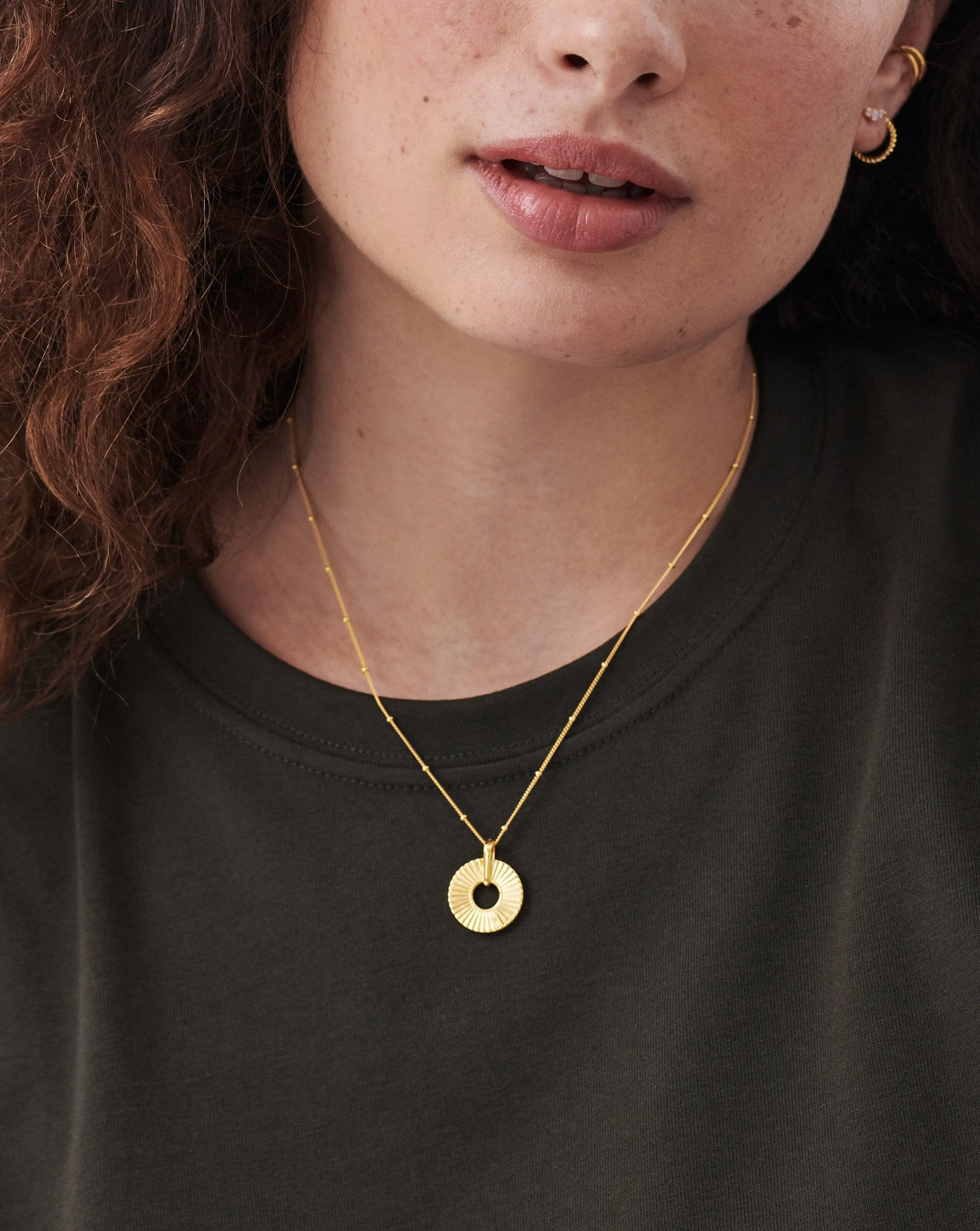 Small Frill Necklace | 18ct Gold Plated Vermeil