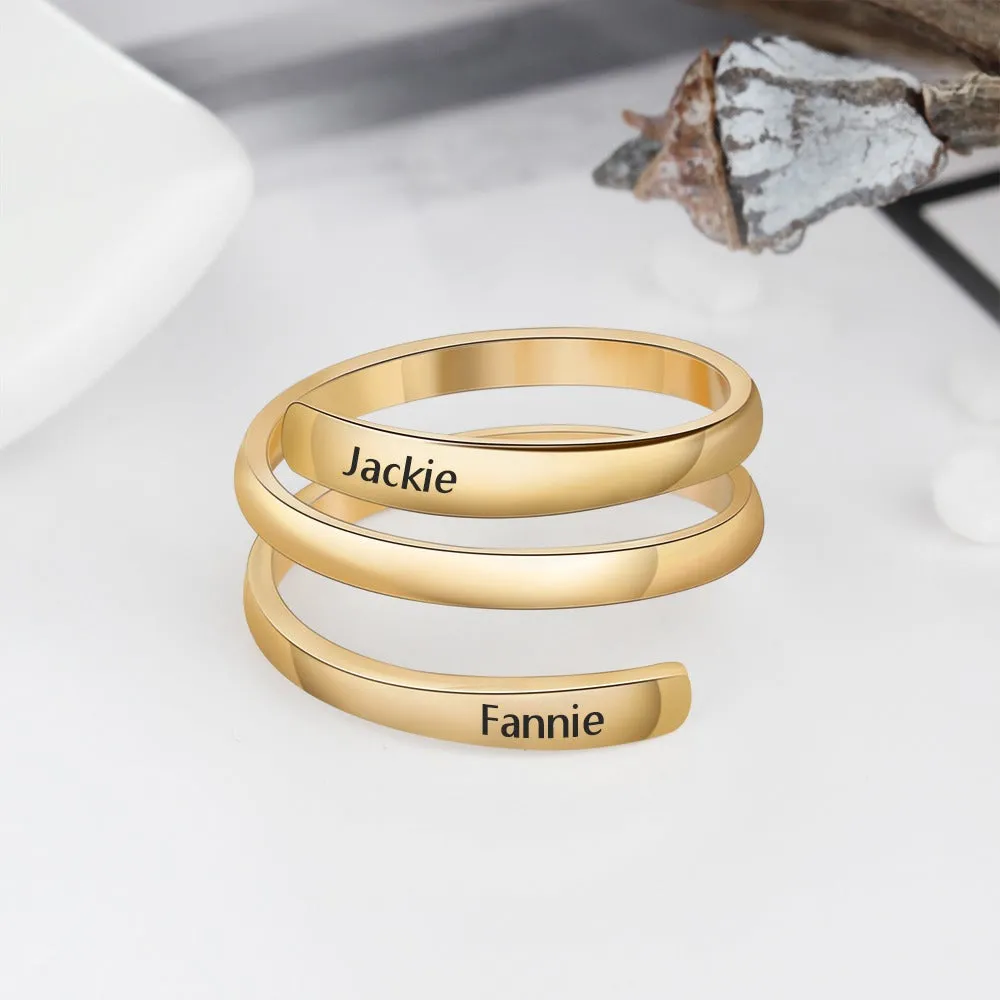 Stainless Steel Adjustable Rings For Lovers