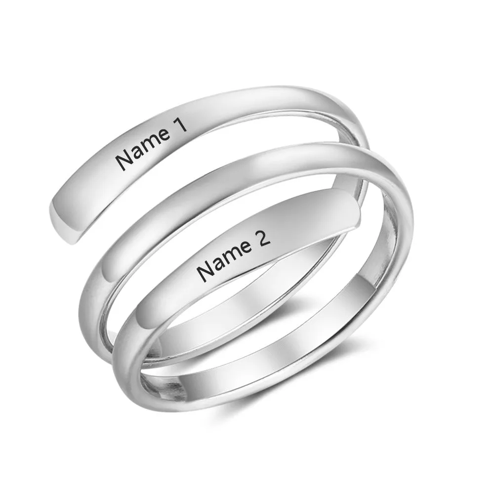 Stainless Steel Adjustable Rings For Lovers