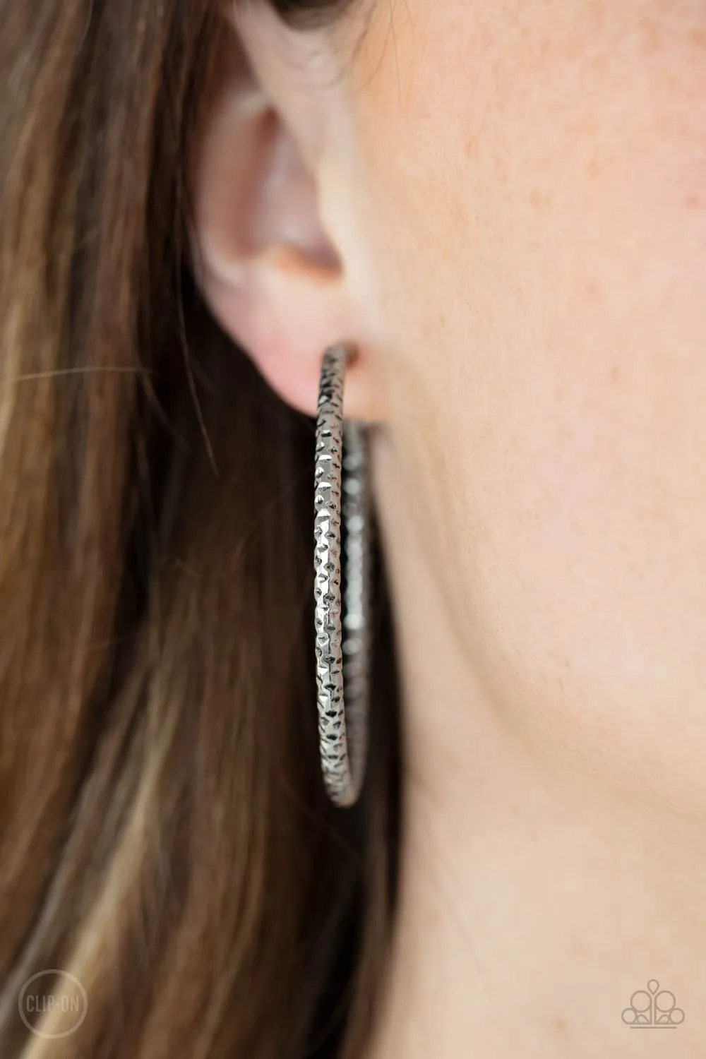 Subtly Sassy - Silver Paparazzi Earrings