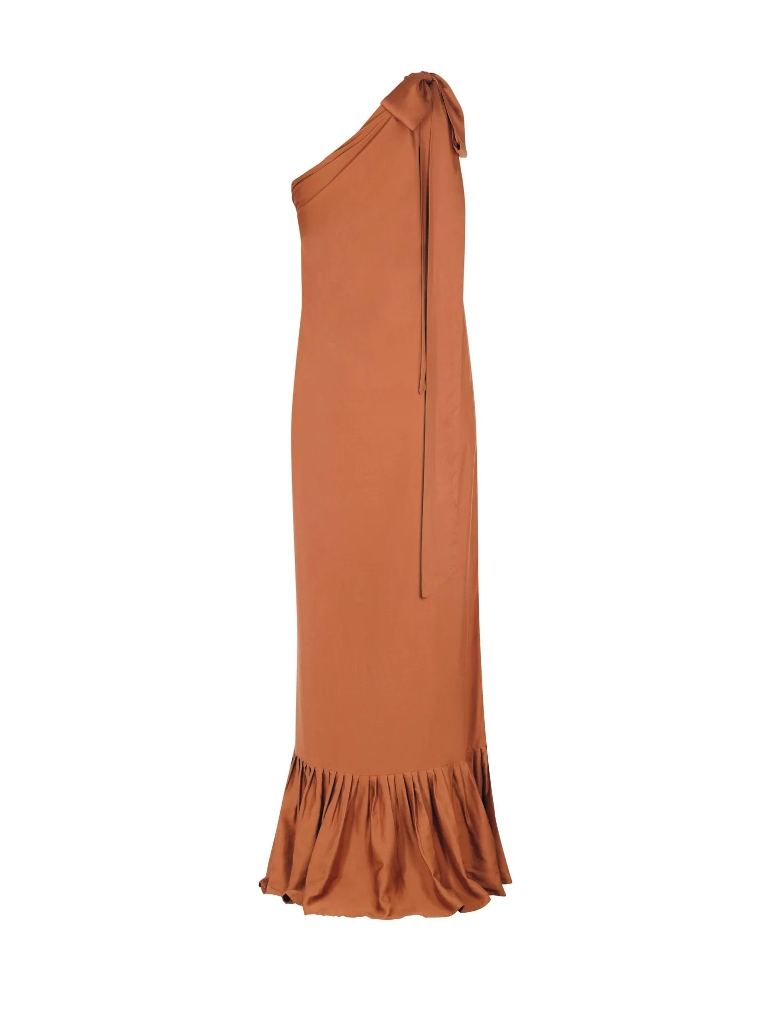 Sustainable Diago Dress - Solid Rust