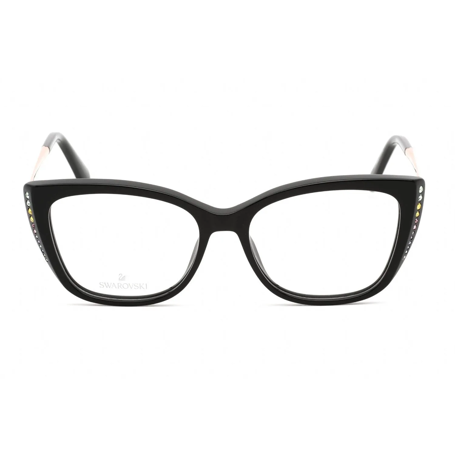 Swarovski SK5366 Eyeglasses Black / Clear Lens