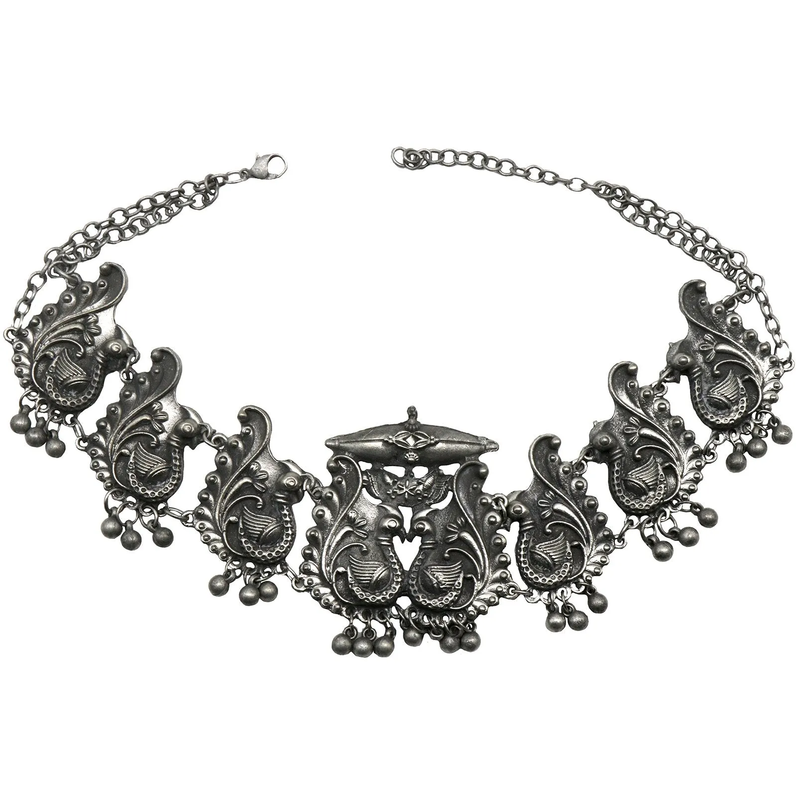 Teejh Gargi Metallic Silver Oxidized Jewelry Gift Set