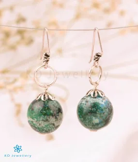 The Jadeite Silver Gemstone Earring