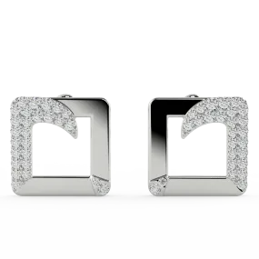 The Squaro Earing (925 Sterling Silver)