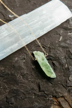 Trust Your Truth Kyanite Necklace