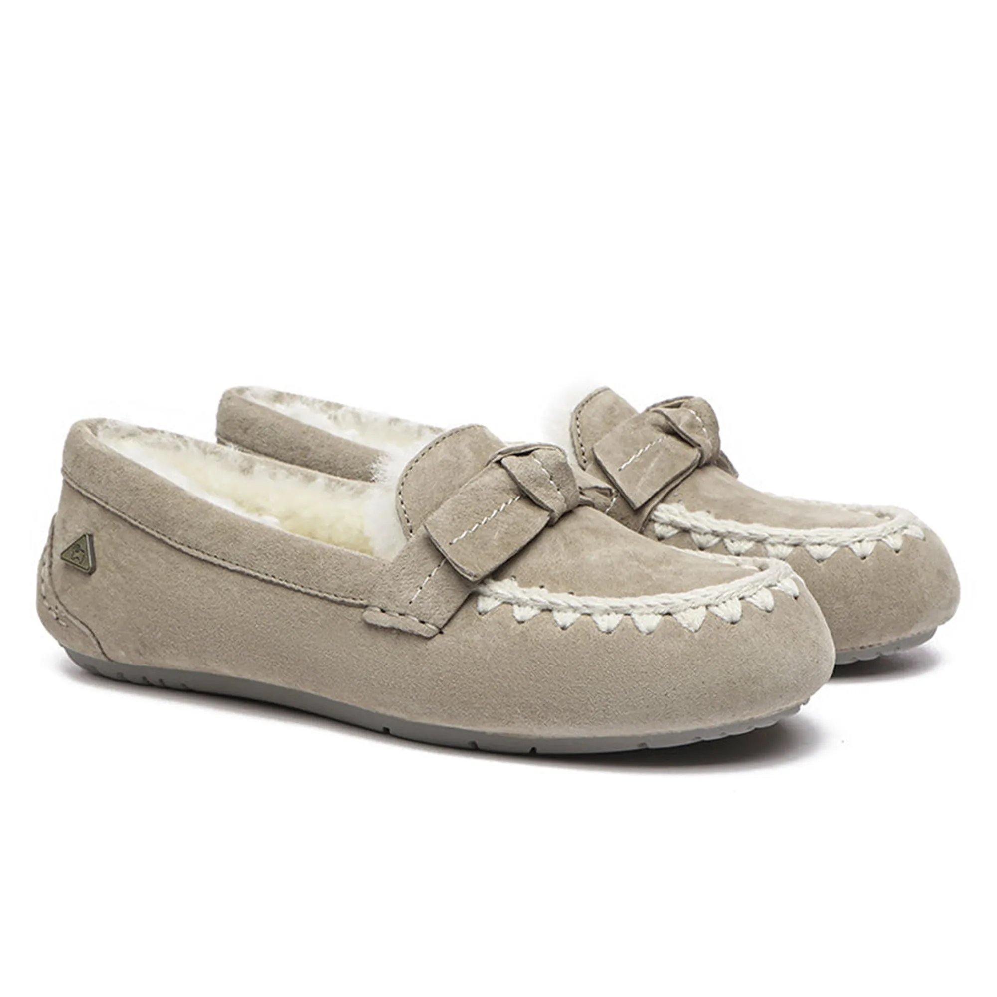 UGG Woven Bow Moccasin