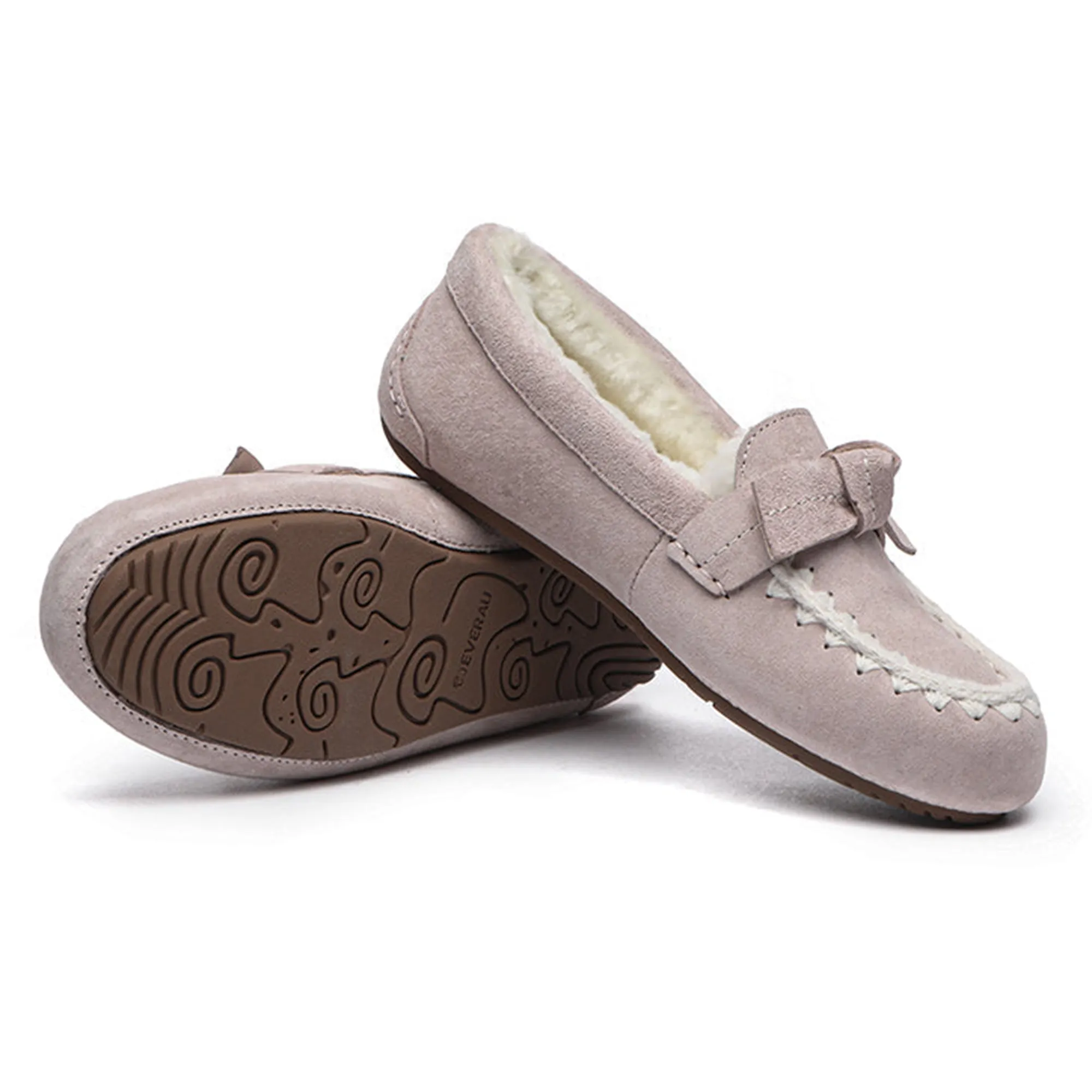 UGG Woven Bow Moccasin