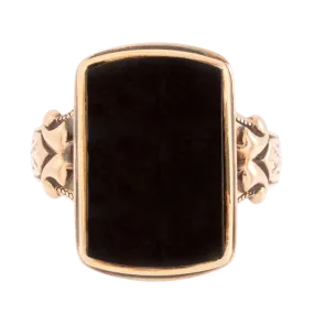 Victorian Men's Onyx Ring