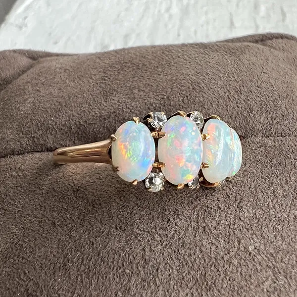 Victorian Opal & Diamond Ring