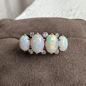 Victorian Opal & Diamond Ring