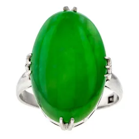 Vintage Jadeite Jade Ring